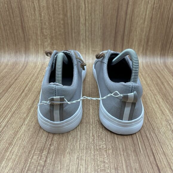 Tommy Bahama Gray Canvas Slip On Cushioned Sneakers Comfort Women's size 10 - Picture 2 of 9